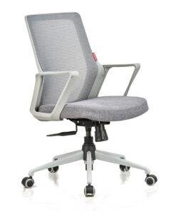 Alpha Medium Back Grey Chair