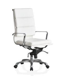 Chrome YS 6040 High Back Leatherette Chair