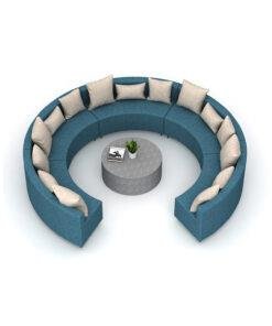 Concave Semi Circle Lounge Seating