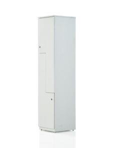 Wooden Locker with 2 Drawers