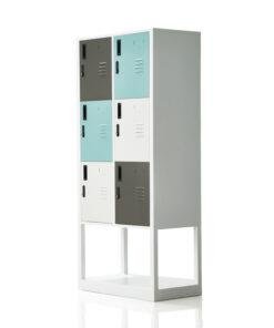 Metal Lockers with 6 Drawers