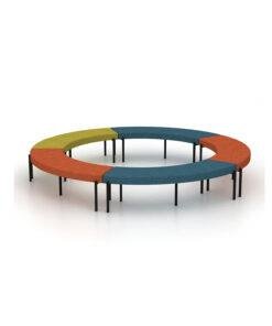 Vivid Curved Bench