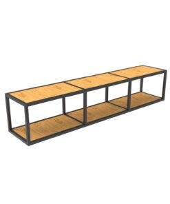 Tetris Wall Display Unit with Storage