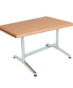 Cafe Chrome Rectangle Table