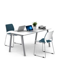 Switch Angular Metal Legs Cafe Table
