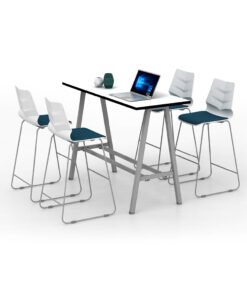 Switch Metal Angular Legs High Table